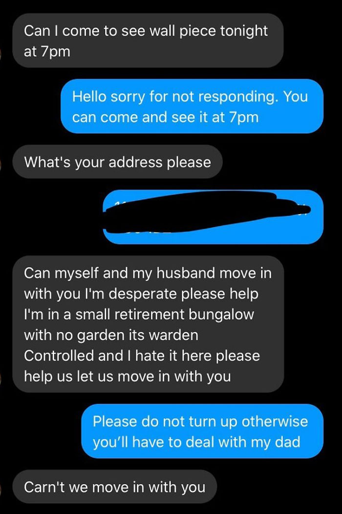 Please Let Me Move In With You