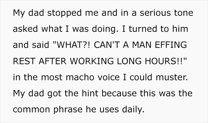 Teen Dresses Up Like Her Dad And Starts Imitating Him To Show Him How Insufferable He's Being, Family Drama Ensues Teen Dresses Up Like Her Dad And Starts Imitating Him To Show Him How Insufferable He's Being, Family Drama Ensues