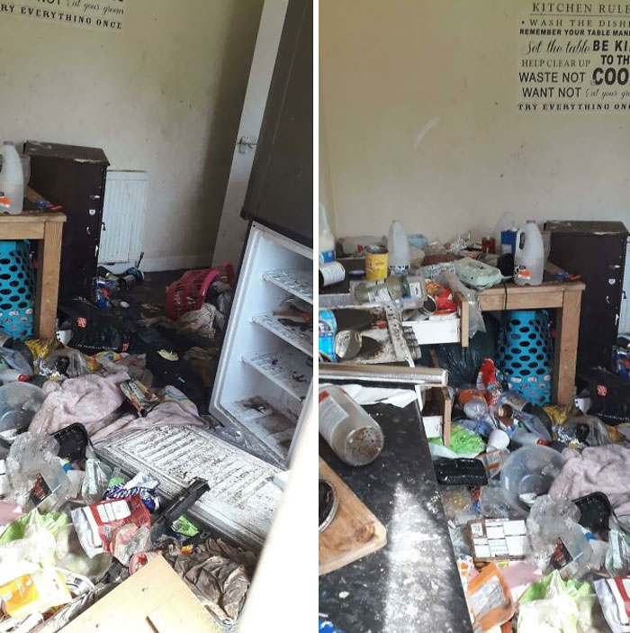 Esta es la casa de los vecinos de mi novia, es una familia grande de unas 7-8 personas que yo haya visto (acaban de ser desalojados)