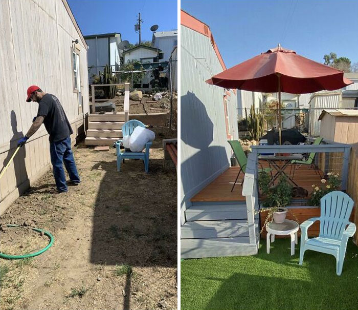 Mi marido transformó nuestro patio trasero con sus propias manos durante 9 meses