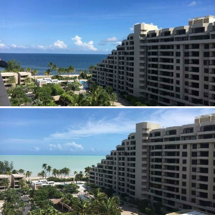 The Water On The Beach Turned White After Hurricane Irma