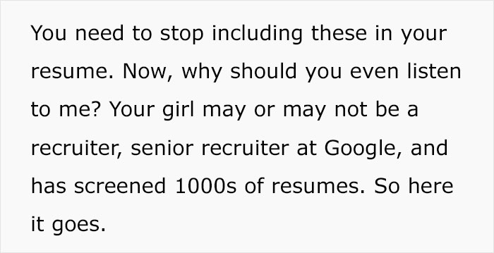 "We Are In 2022": Recruiter At Google Lists 5 Things Your Resume Absolutely Doesn't Need