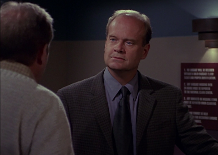 Kelsey Grammer’s Absence During An Episode Of Frasier. Kelsey Checked Himself Into Rehab Following A Car Crash Due To Substance Abuse