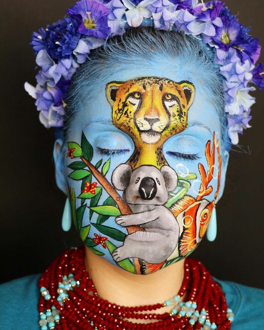 I Don't Let My Wheelchair Define Me And Find Happiness By Painting On My Body