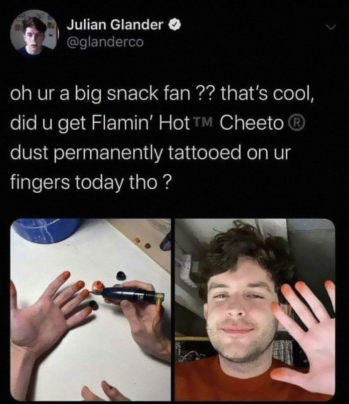 Imagine Liking Cheetos That Much