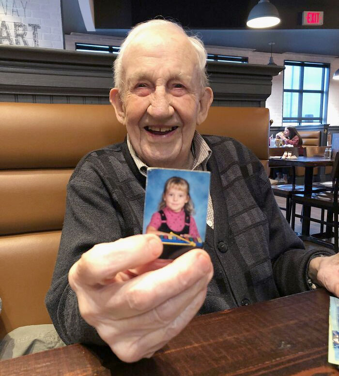 My Grandfather Has Kept A Photo Of Me In His Wallet Since I Was 5 Years Old. Surprisingly Good Condition For A 20-Year-Old Photo