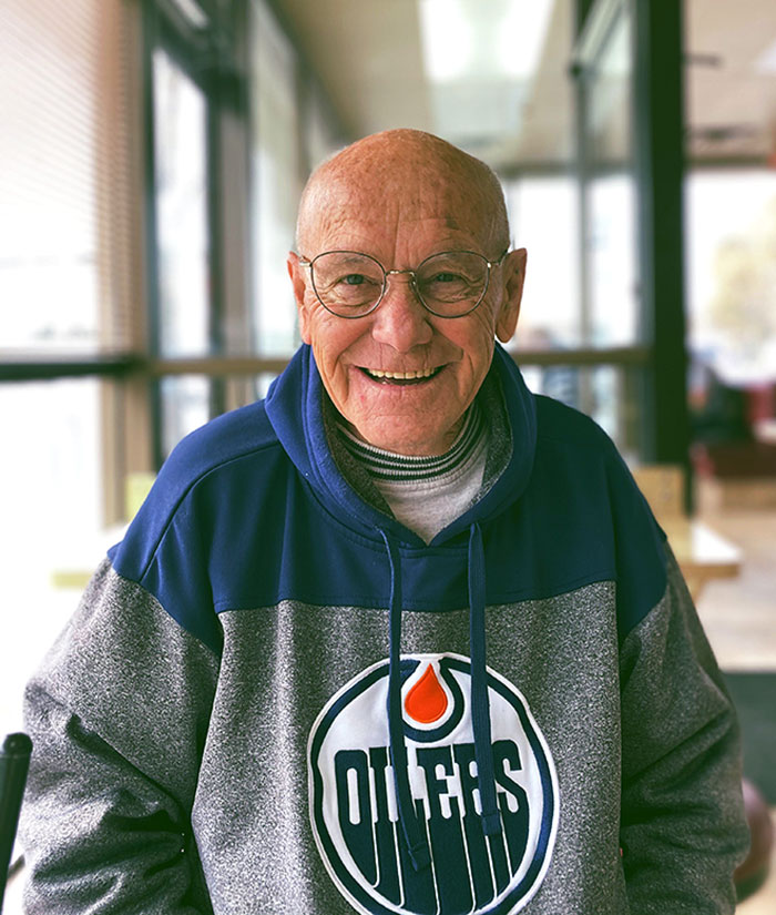 My Grandpa Got Some New Glasses. He Can’t Stop Smiling And Looking At Himself In The Mirror