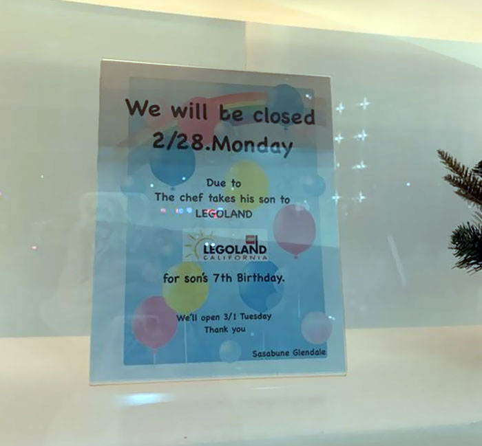 Happy Birthday To Chef's Son