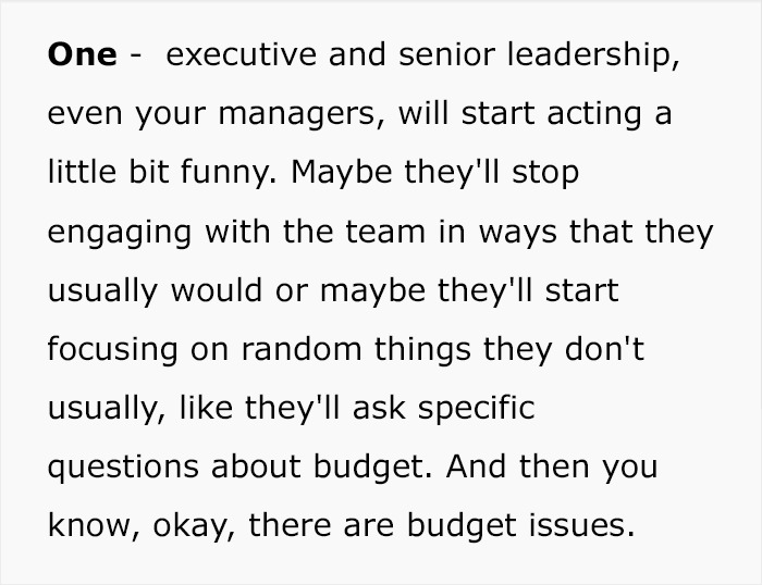TikToker Explains How She Predicted Layoffs Months Before They Happened, Reveals The Warning Signs You Should Look Out For TikToker Explains How She Predicted Layoffs Months Before They Happened, Reveals The Warning Signs You Should Look Out For