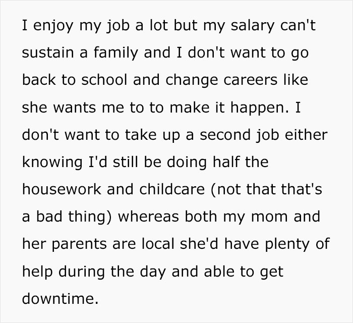 The Internet Backs Husband For "Ruining" Family Dinner Because He Is The Only One Not On Board With Wife's Stay-At-Home Idea