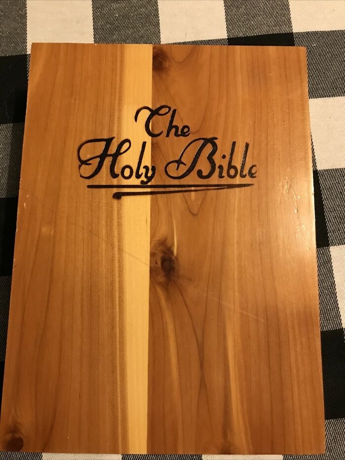 My Grandmother's Bible. Every Page Is Written On, Worn, Dogeared, And Obviously Lovingly Read. Her Hands Held It, And His Hands Held Her