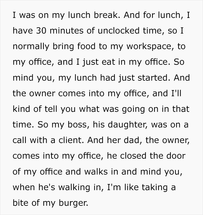 "Your Lunch Won't Cost Me $500": Boss Demands Employee Answer Phone While She's Eating "Your Lunch Won't Cost Me $500": Boss Demands Employee Answer Phone While She's Eating