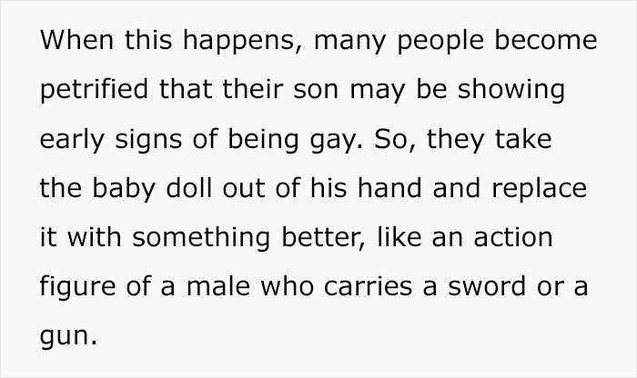 Guy Perfectly Sums Up Why You Should Let Your Son Play With Dolls