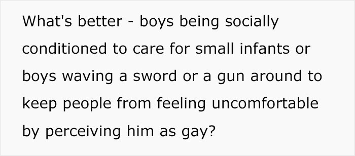 Guy Perfectly Sums Up Why You Should Let Your Son Play With Dolls