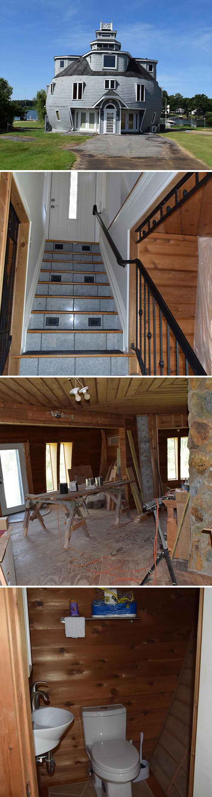 Here Is No Hiding The Surprise For This Home And Every Time I Look At It I And Love It Even More. The Inside Needs Some Work Tho. 3 Bd, 3 Ba. 1,960 Sq Ft