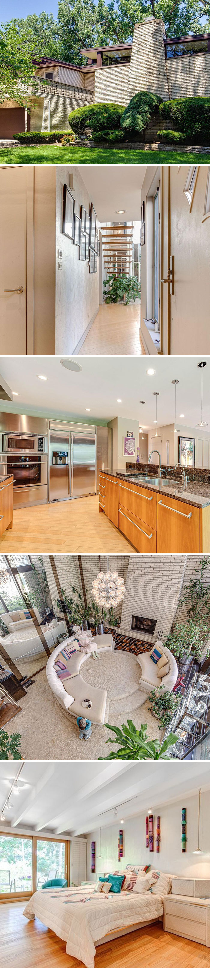 One Of The Rooms In This Mid-Century Modern Home Outshines The Rest💦. Currently Listed For $729,000 In Lincolnwood, Il. 4 Bd, 3 Ba. 3,676 Sq Ft