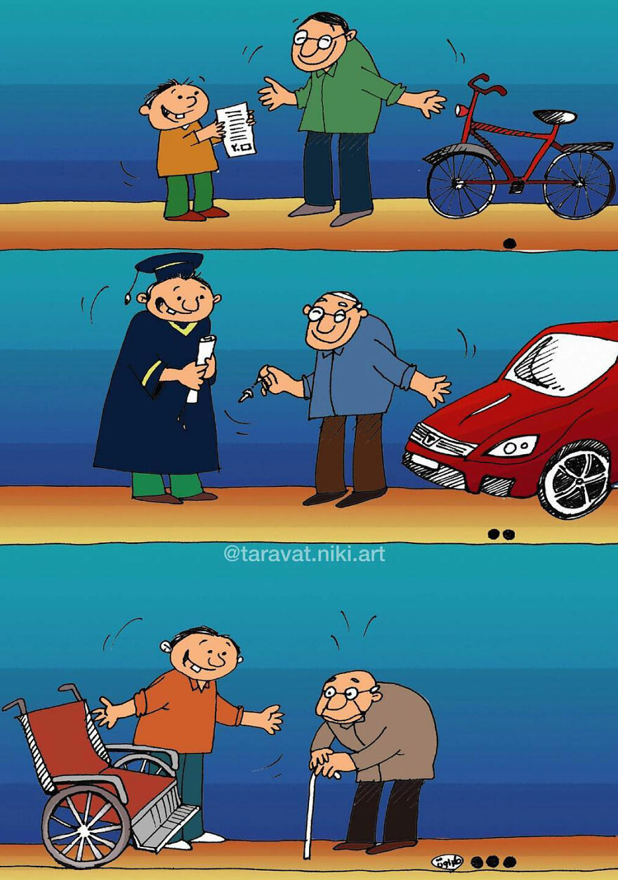 Iranian Artist Criticizes Modern Society With Thought-Provoking Illustrations (53 Pics)