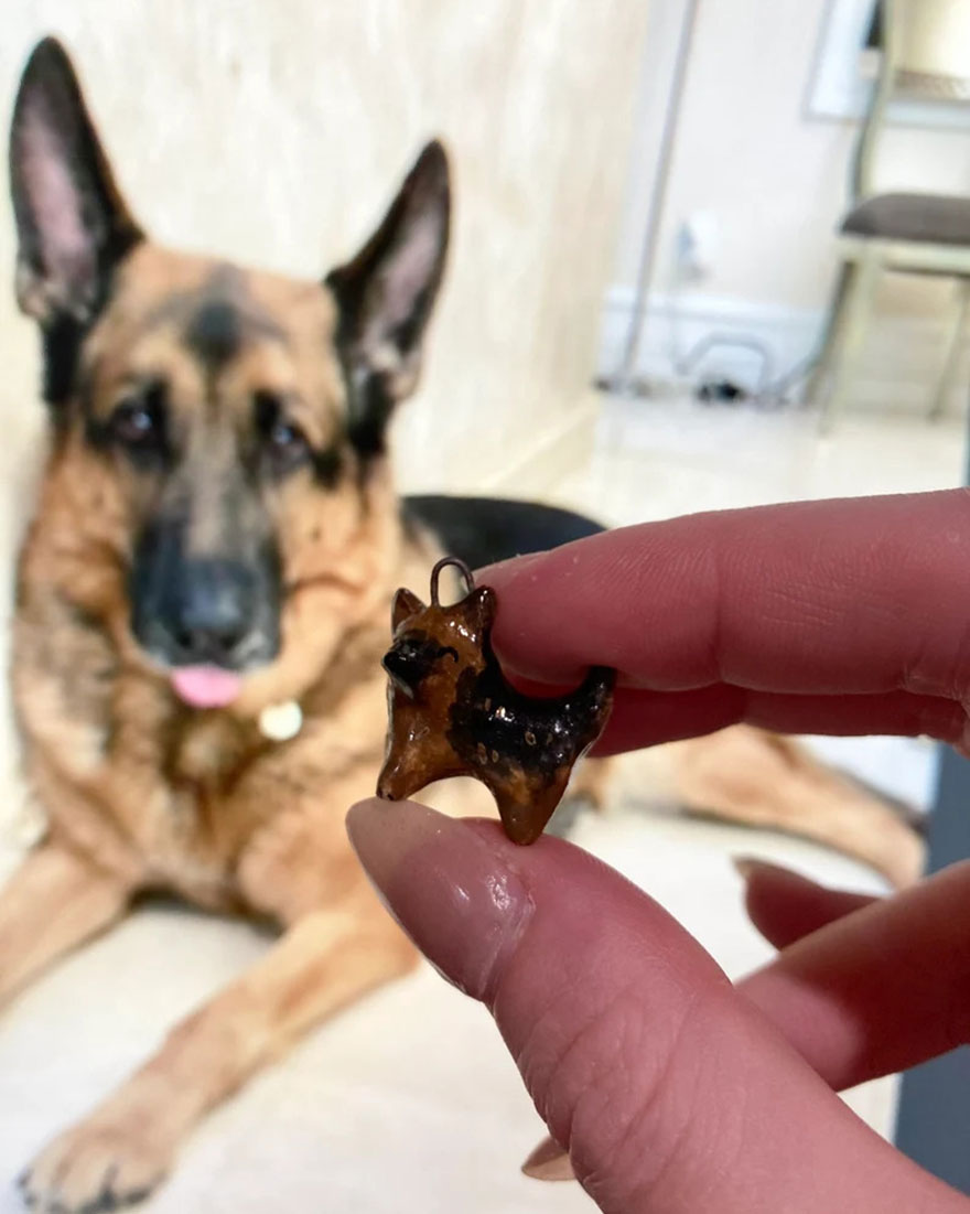 I Make Ceramic Pet Portrait Charms