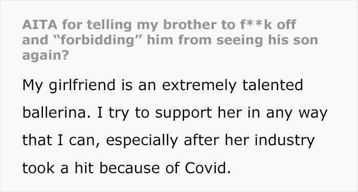 Dad Who&rsquo;s Never Around Throws A Fit After Seeing His Son Trying Out Ballet, Brother Tells Him To Get Lost And Forbids Him From Ever Seeing His Son