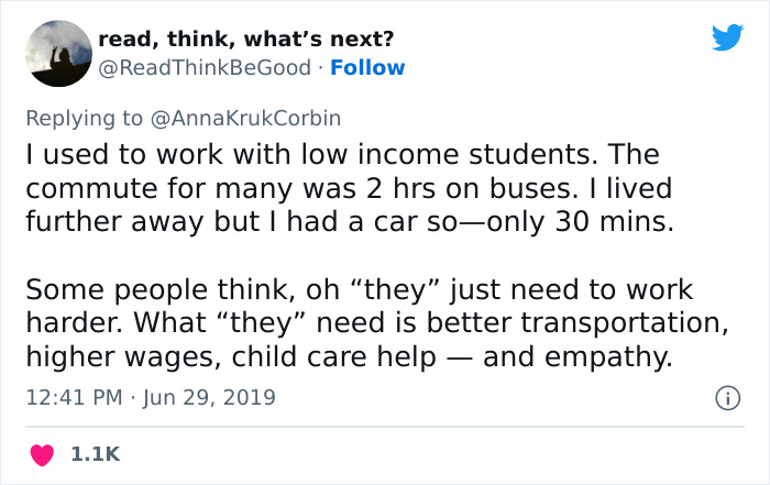 Woman Sparks Debates About How Low-Income Folks Can’t Even Afford To Hold A Job Because Of Ridiculously High Indirect Job Expenses Woman Sparks Debates About How Low-Income Folks Can’t Even Afford To Hold A Job Because Of Ridiculously High Indirect Job Expenses