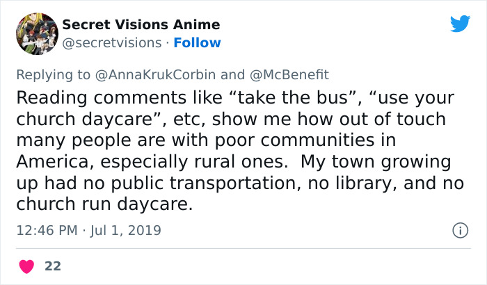 Woman Sparks Debates About How Low-Income Folks Can’t Even Afford To Hold A Job Because Of Ridiculously High Indirect Job Expenses Woman Sparks Debates About How Low-Income Folks Can’t Even Afford To Hold A Job Because Of Ridiculously High Indirect Job Expenses