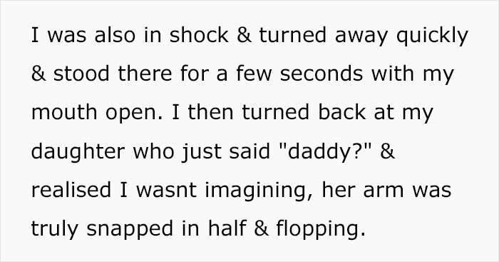 Husband Gets Schooled By Wife After He Has A Physical Nauseating Reaction To His Daughter Breaking Her Arm In Half, Wonders If He Deserved It