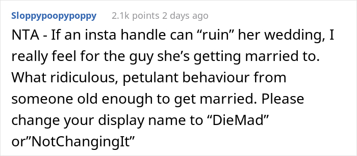 "Username Aesthetic": Bride Asks This Woman For Her Instagram Handle, Says She Will Uninvite Her From The Wedding If She Refuses "Username Aesthetic": Bride Asks This Woman For Her Instagram Handle, Says She Will Uninvite Her From The Wedding If She Refuses