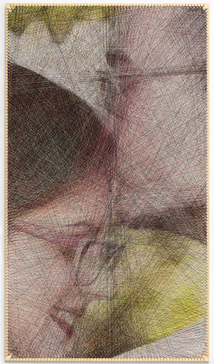 String Portrait Of A Couple In Love