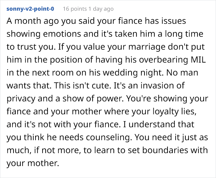 Mother Decides To Book A Room Right Next To Her Daughter&rsquo;s Honeymoon Suite, Drama Ensues