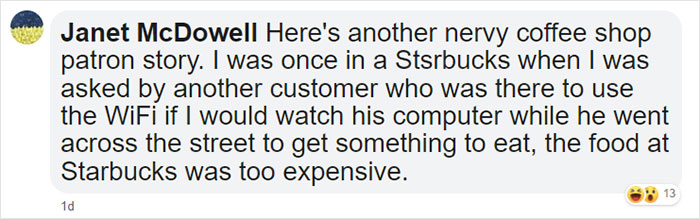 Folks Online Applaud This Café Owner For Writing A Savage Reply To A Review Complaining About Not Being Allowed To Sit With A Cup Of Starbucks Folks Online Applaud This Café Owner For Writing A Savage Reply To A Review Complaining About Not Being Allowed To Sit With A Cup Of Starbucks