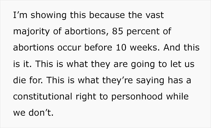Some Anti-Abortion Folks Were Not Ready To See That A Pregnancy At 6 Weeks Doesn’t Have A Growing Embryo And Is Only Bodily Tissue Some Anti-Abortion Folks Were Not Ready To See That A Pregnancy At 6 Weeks Doesn’t Have A Growing Embryo And Is Only Bodily Tissue