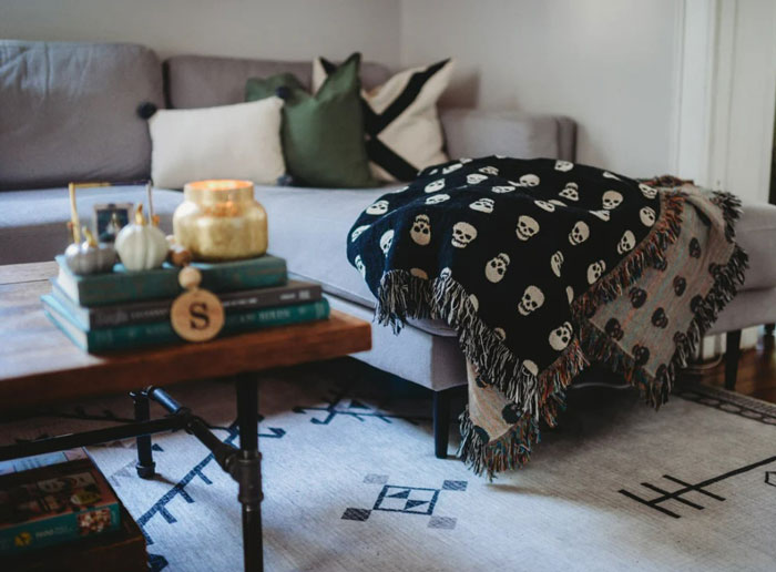 Skull Throw Blanket