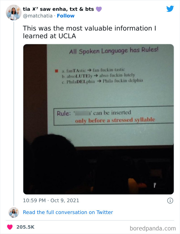 Does Learning Strange Spoken Language Rules Count?