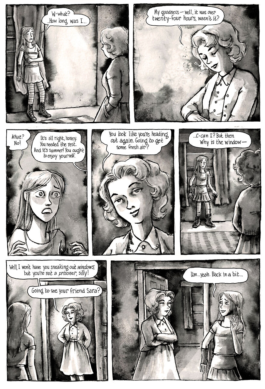 I Created A Dark Comic Series That&rsquo;s Full Of Creepy Small-Town Secrets (Part 5 Of My Horror Webcomic)