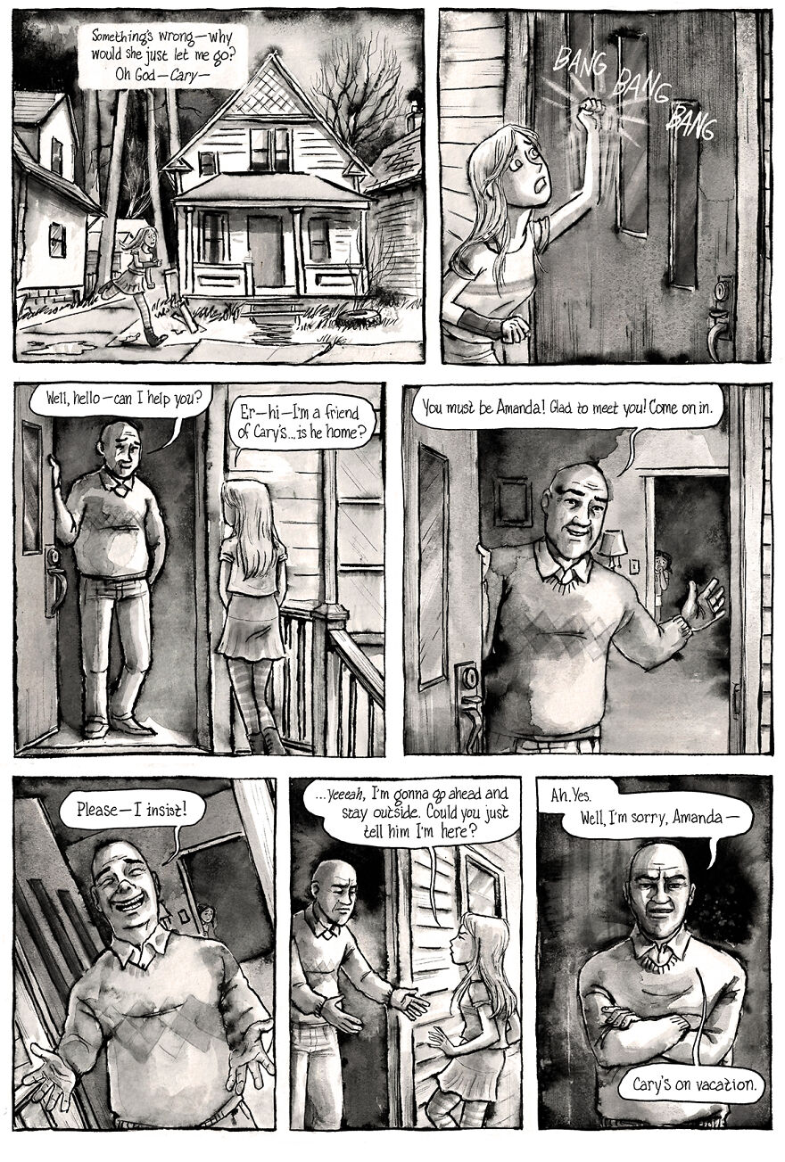 I Created A Dark Comic Series That&rsquo;s Full Of Creepy Small-Town Secrets (Part 5 Of My Horror Webcomic)