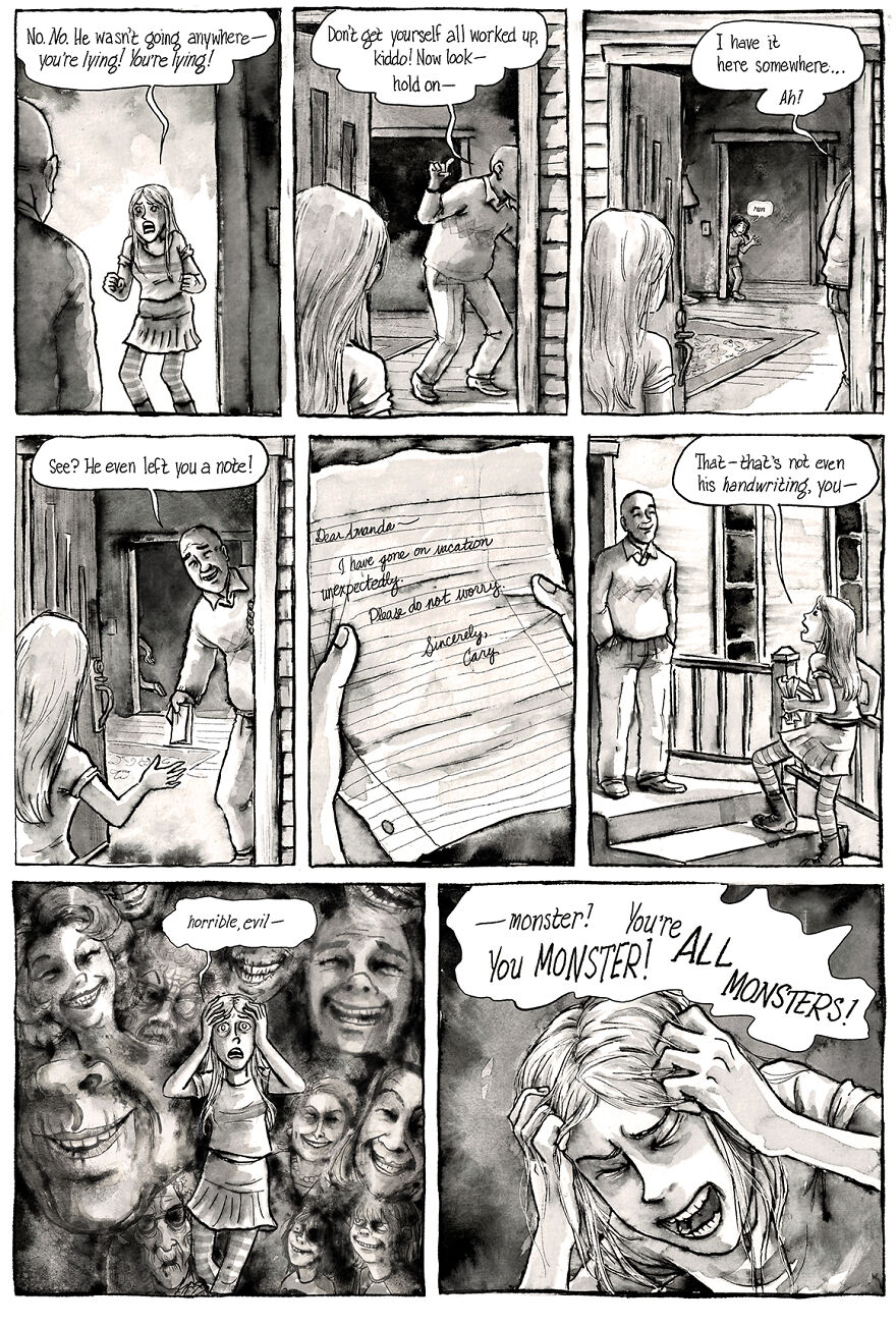 I Created A Dark Comic Series That&rsquo;s Full Of Creepy Small-Town Secrets (Part 5 Of My Horror Webcomic)