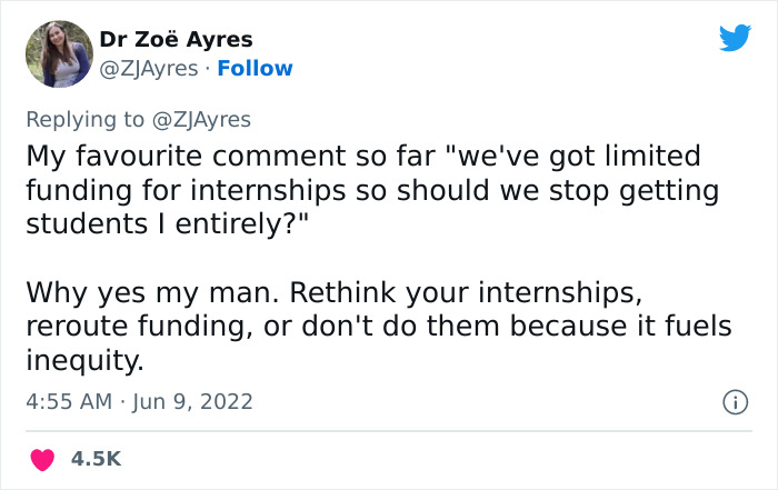 &ldquo;A Hill I Will Die On&rdquo;: Twitter User Speaks Out Against Unpaid Internships For Students, Sparks A Discussion Online