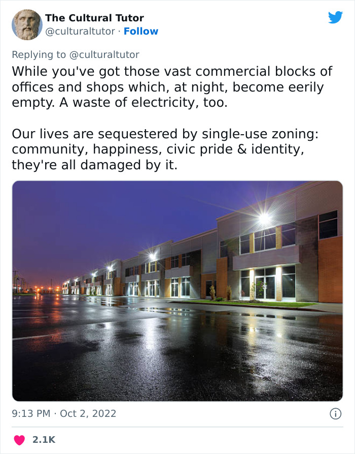 Twitter Account That Offers "A Beautiful Education" Explains Why Some Cities Feel More Alive Than Others Twitter Account That Offers "A Beautiful Education" Explains Why Some Cities Feel More Alive Than Others