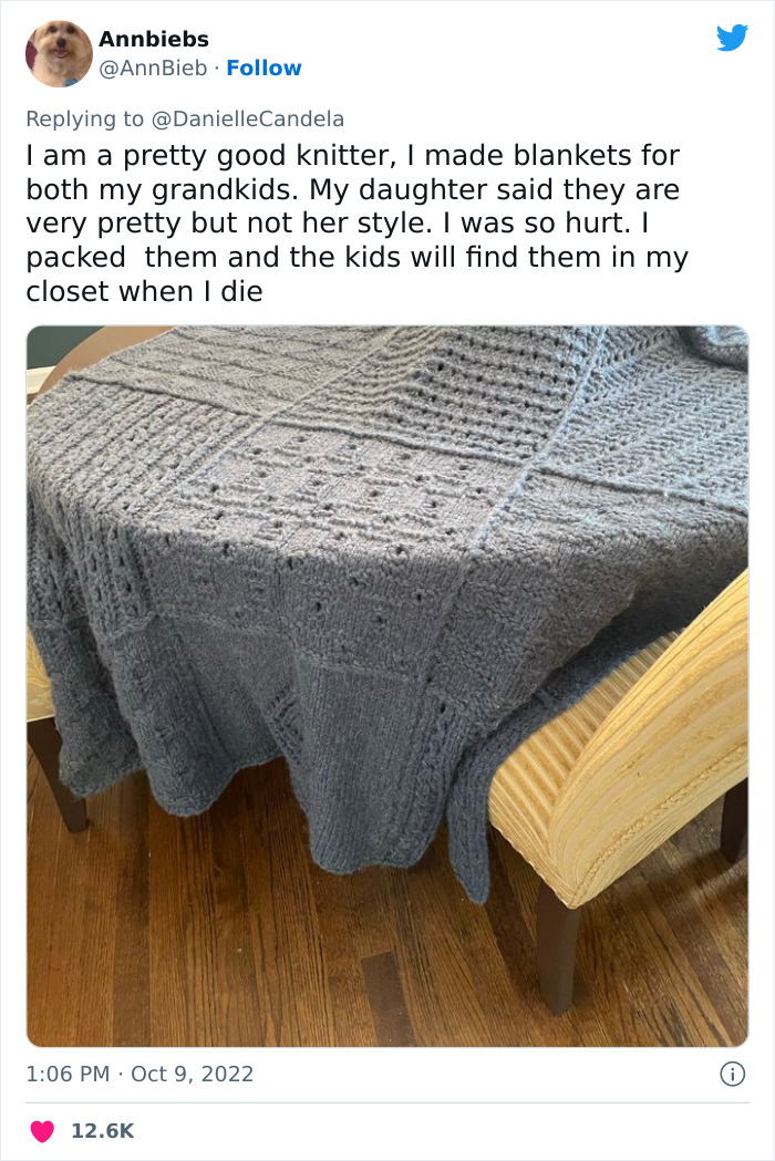 Woman Crochets A Blanket For 900 Hours As A Gift For Friend's Son, He Gives it Back To Her, The Internet Is Divided Woman Crochets A Blanket For 900 Hours As A Gift For Friend's Son, He Gives it Back To Her, The Internet Is Divided