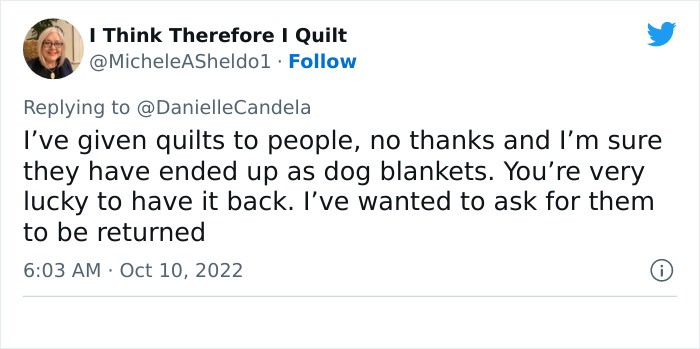 Woman Crochets A Blanket For 900 Hours As A Gift For Friend's Son, He Gives it Back To Her, The Internet Is Divided Woman Crochets A Blanket For 900 Hours As A Gift For Friend's Son, He Gives it Back To Her, The Internet Is Divided