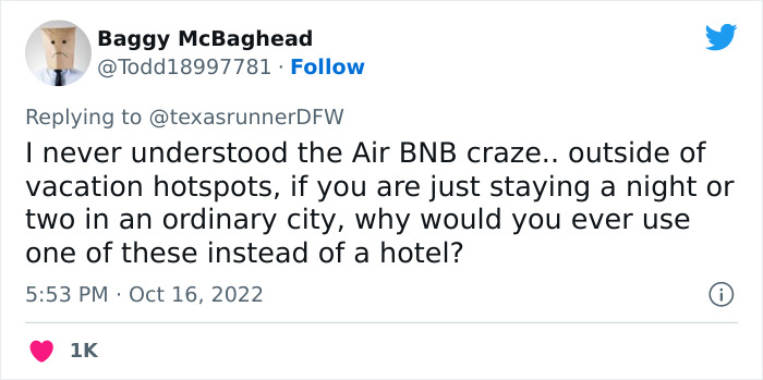 People Laugh At This Airbnb Host&rsquo;s Post In Which They Are Confused As To Why Their Bookings Are Decreasing