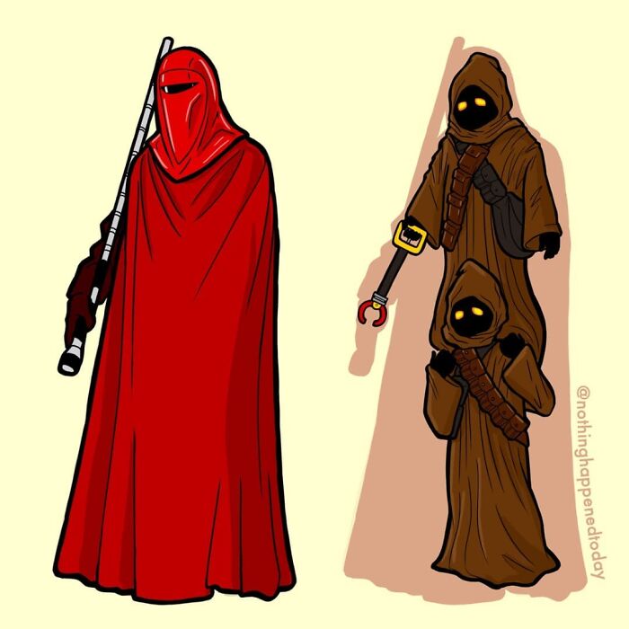 Artist Reveals The Secret Lives Of Famous Characters (28 New Pics)