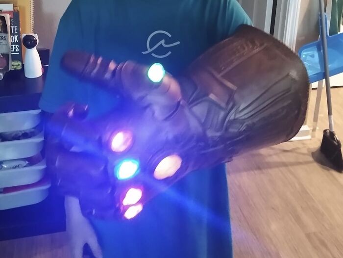 Not Mine, But A Friend Of Mine Spent A Lot Of Money To Get This Thing I Don’t Know What It Is But I Don’t Watch Marvel Or Whatever It’s From So If Someone Knows What It Is Please Tell Me I’ll Put It On Here. It Cost Her Like $100 And She’s Very Proud Of It