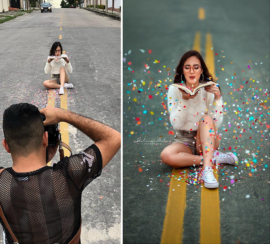 Photographer Continues To Show The Backstage Of His Work Proving That In Simple Places You Can Make Great Photos