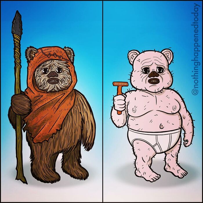 Artist Reveals The Secret Lives Of Famous Characters (28 New Pics)