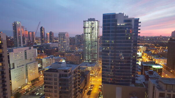 View From My Balcony In Chicago