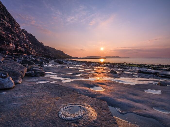 Classic View Commended: Baxter Bradford, 'Jurassic Sunrise With Golden Light'