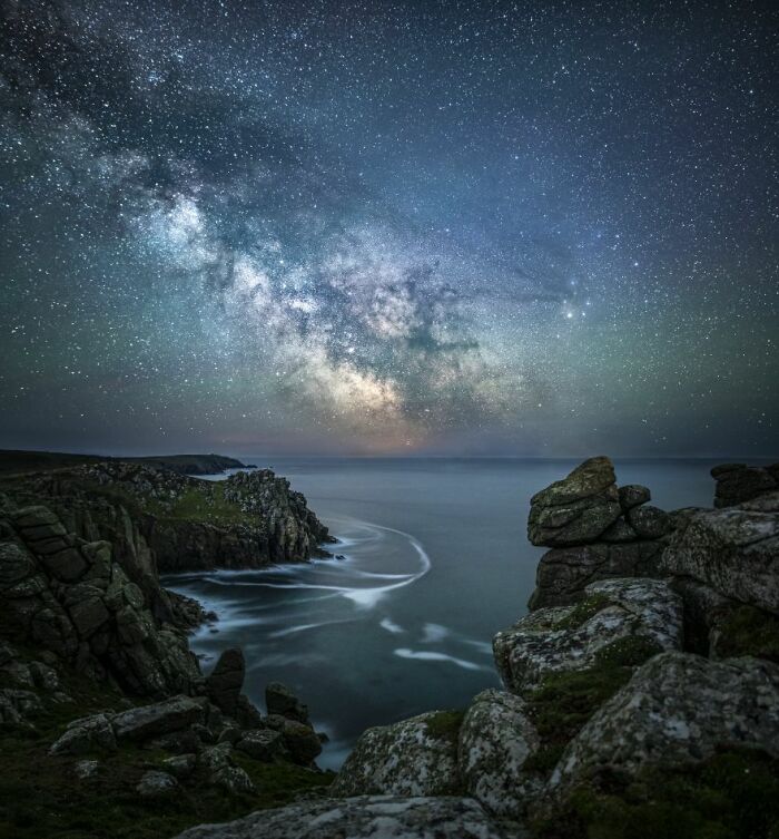 Landscapes At Night Commended: Callum White, 'Durdle Door Night Lights'