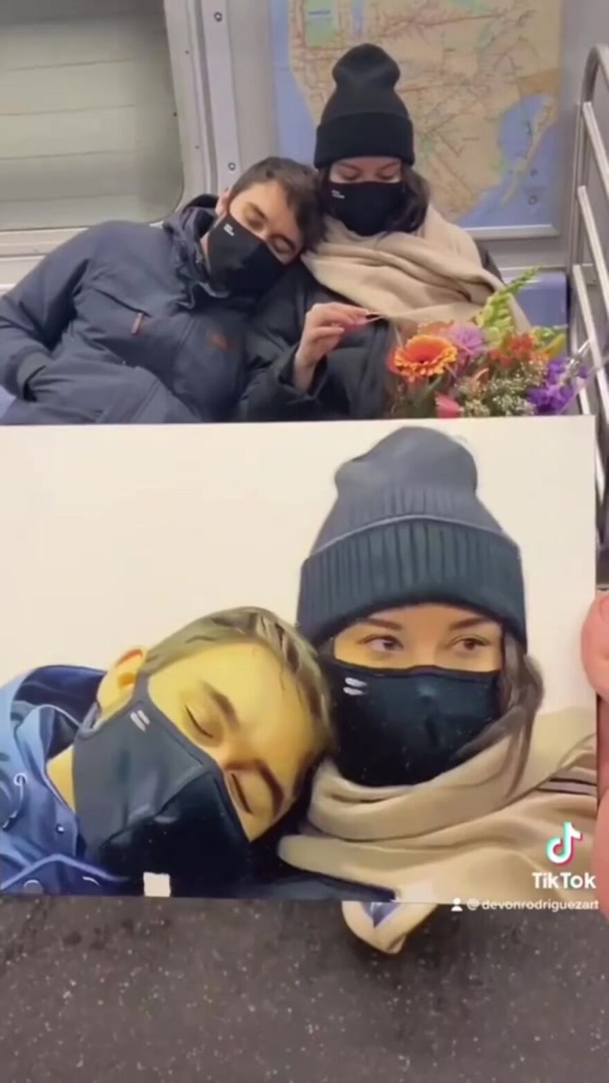 This Guy Surprises New York Subway Passengers With His Hyper-Realistic Drawings