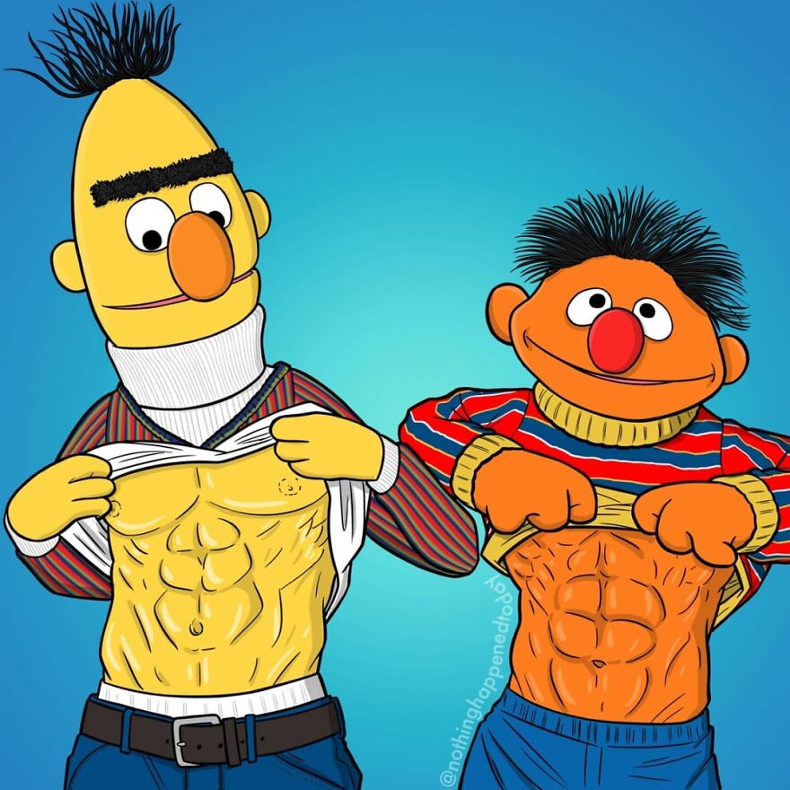 This Artist Continues To Ruin Our Childhoods, Revealing The Secret Lives Of Our Beloved Characters (40 New Pics)